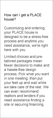 How can I get a PLACE house?